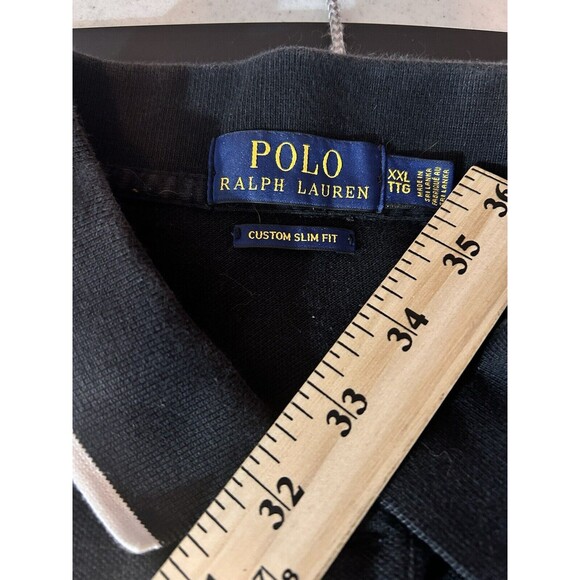 Polo Ralph Lauren Polo Mens XXL Custom Slim Fit Big Pony Crest #3 Spell Out - Picture 6 of 8